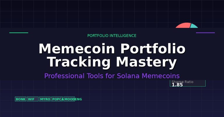 The Ultimate Guide to Memecoin Portfolio Tracking on Solana in 2026