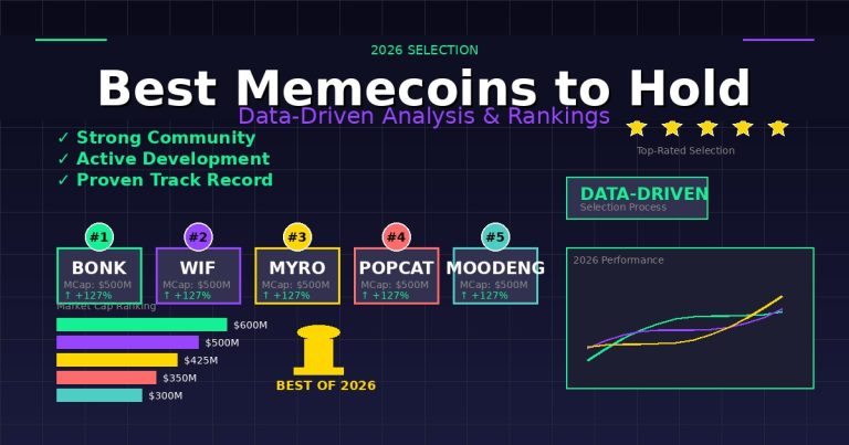Best Memecoins to Hold in 2026: Data-Driven Selection Guide for Solana